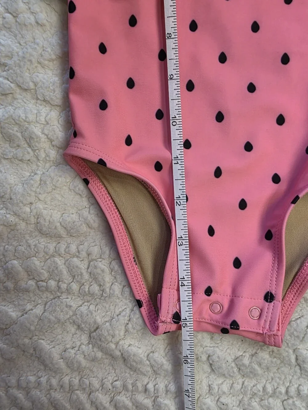 Old Navy Baby Watermelon One Shoulder Swimsuit 6-12M